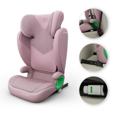 Автокрісло Kinderkraft Junior Fix 2 Plus i-Size Pink (KCJUFI20PNKPL0N) Spok