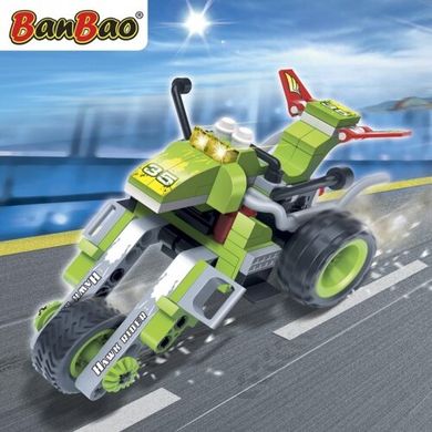 Конструктор Banbao Turbo Power Гоночный трицикл (8615) Spok