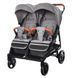 Прогулочная коляска для двойни Carrello Connect Rock Gray (CRL-5502) Spok