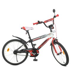 Велосипед Profi Inspirer 20" Чорно-червоний (Y20325) Spok