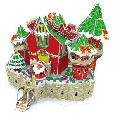 3D пазл CubicFun Волшебный рождественский замок (P646h) Spok