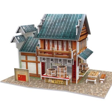 3D пазл CubicFun Китай: Местный ресторанчик (W3103h) Spok