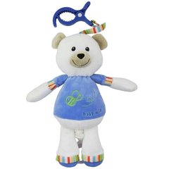 Мягкая музыкальная игрушка Alexis-Baby Mix с клипсой Медведь Blue (TE-8295L-25B-Y) Spok
