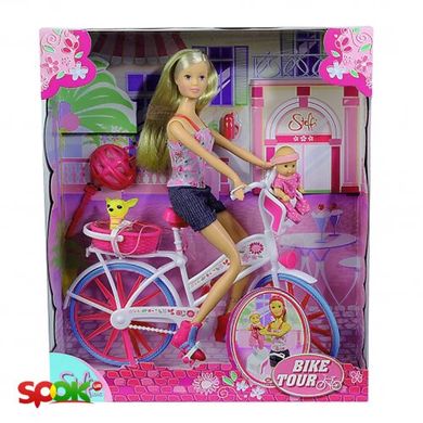 Кукольный набор Steffi Love Штеффи с малышом на велосипеде (573 9050) Spok