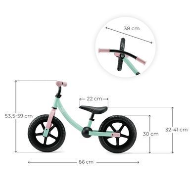Біговел Kinderkraft 2Way Next Candy Mint (KR2WAY25MIN0000) Spok