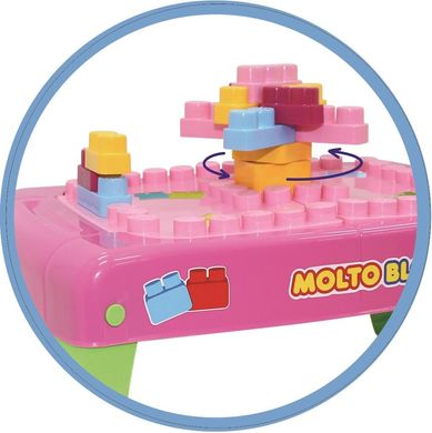 Игровой набор Полесье Molto стол с коструктором 20 элементов (58010) Spok