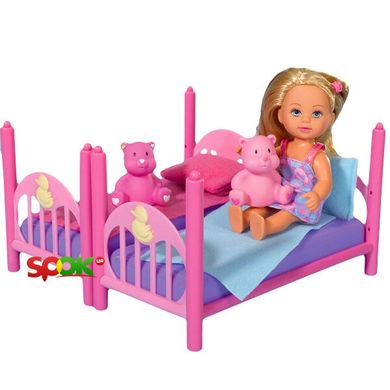 Кукольный набор Steffi Love Еви с двуспальной кроватью (573 3847) Spok