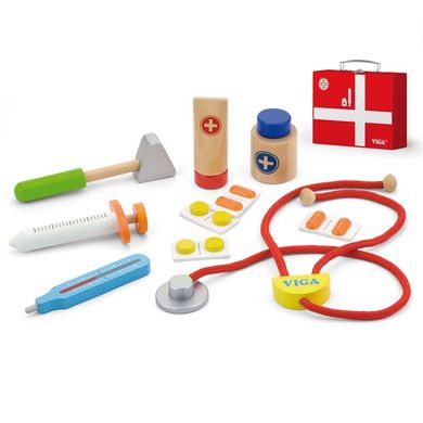 Игровой набор Viga Toys Чемоданчик доктора (50530) Spok