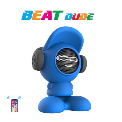 Портативная Bluetooth-колонка IDance Beat Dude 10W Синяя (BD10BL) Spok