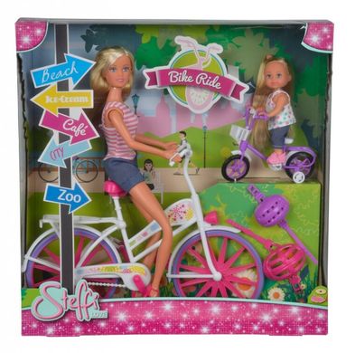 Кукольный набор Simba Steffi&Evi Love Прогулка на велосипедах (5733045) Spok