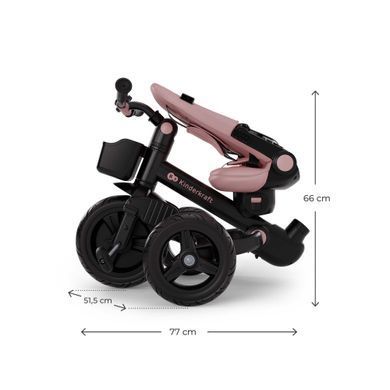 Трехколесный велосипед Kinderkraft Aveo 2 Plus Pink (KRAVEO02PNK0000) Spok