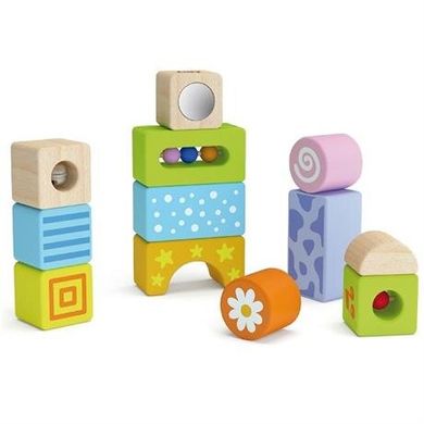 Набор строительных блоков Viga Toys Погремушки (50682) Spok