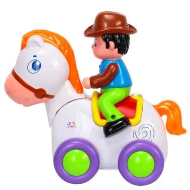 Развивающая игрушка Huile Toys Ковбой на веселой лошади (838A) Spok