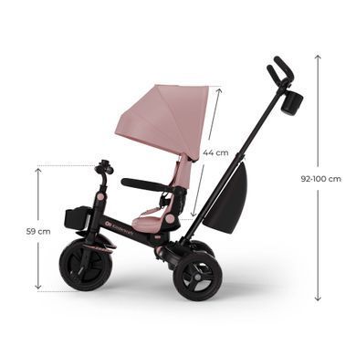 Трехколесный велосипед Kinderkraft Aveo 2 Plus Pink (KRAVEO02PNK0000) Spok