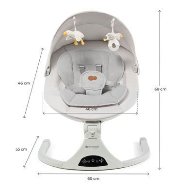 Крісло-гойдалка Kinderkraft Tulsy Beige (KBTULS00BEG0000) Spok