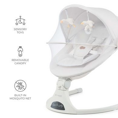 Крісло-гойдалка Kinderkraft Tulsy Beige (KBTULS00BEG0000) Spok