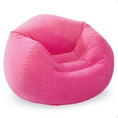 Велюр-кресло Intex Beanless Bag Chair 68569 Розовый Spok