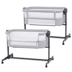 Приставне ліжко-люлька Kinderkraft Nestee Up 2 Light Grey (KLNEE002LGR0000) Spok