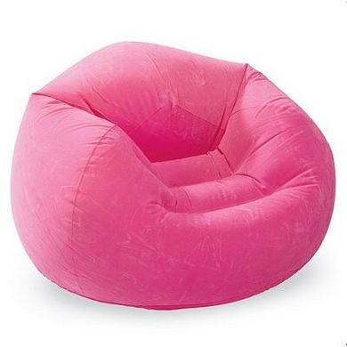 Велюр-кресло Intex Beanless Bag Chair 68569 Розовый Spok