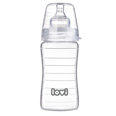 Бутылочка для кормления Lovi Diamond Glass 250 мл (74/200) Spok