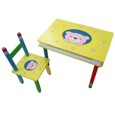 Столик с ящиком Tilly Мишка 2803-705 (W02-593) Spok