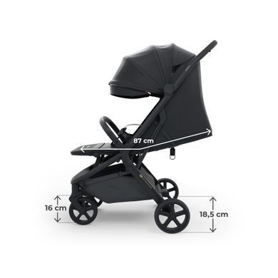 Прогулочная коляска Kinderkraft Nubi 3 Midnight Black (KSNUBI03BLK0000) Spok