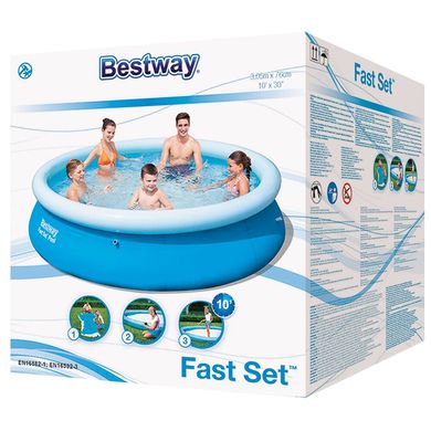 Надувной бассейн Bestway Fast Set (57252) Spok