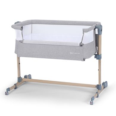 Приставная кроватка-люлька Kinderkraft Neste Air Grey Wood (KKLNEAIRGRY00W) Spok