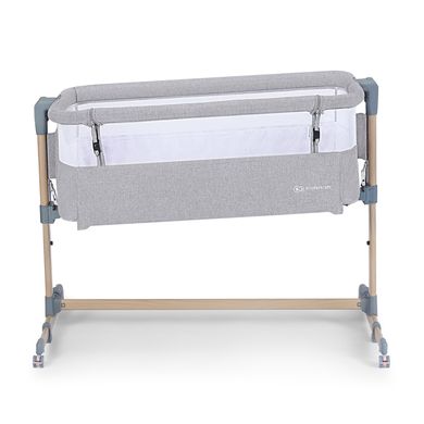 Приставная кроватка-люлька Kinderkraft Neste Air Grey Wood (KKLNEAIRGRY00W) Spok