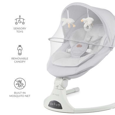 Кресло-качалка Kinderkraft Tulsy Gray (KBTULS00GRY0000) Spok