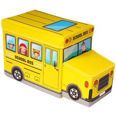 Корзина для игрушек Tilly Школьный автобус Желтый (BT-TB-0011) Spok