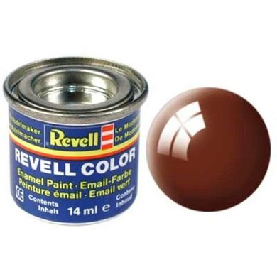 Краска цвета глины глянцевая mud brown gloss 14ml Revell (32180) Spok