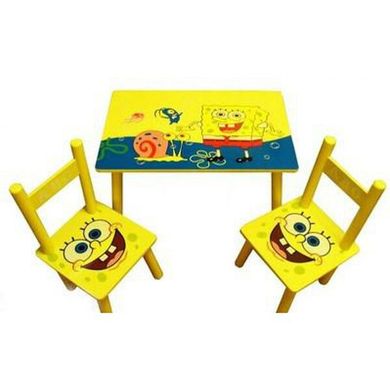 Столик Tilly W02-5361 с двумя стульчиками Sponge Bob Spok