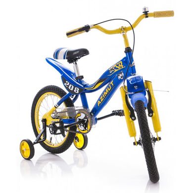 Велосипед Azimut KSR 16" Желто-синий Spok