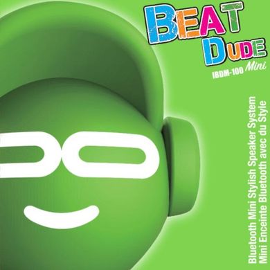 Портативная Bluetooth-колонка iDance Beat Dude Mini 5W Зеленая (IBDM-100-GREEN) Spok