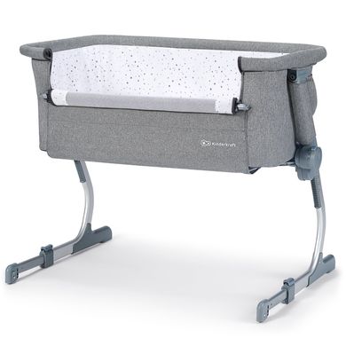 Приставная кроватка-люлька Kinderkraft Uno Up Gray (KKLUNOGRYM000N) Spok