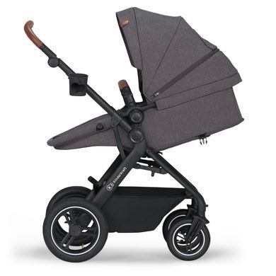 Универсальная коляска 3 в 1 Kinderkraft B-Tour Ash Gray (KSBTOU00DGR3000) Spok