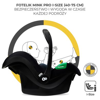 Універсальна коляска 3 в 1 Kinderkraft Moov 2 Pure Black (KSMOOV02BLKEV00) Spok