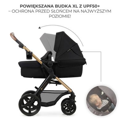 Универсальная коляска 3 в 1 Kinderkraft Moov 2 Pure Black (KSMOOV02BLKEV00) Spok