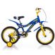 Велосипед Azimut KSR 16" Желто-синий Фото 2