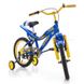Велосипед Azimut KSR 16" Желто-синий Фото 1