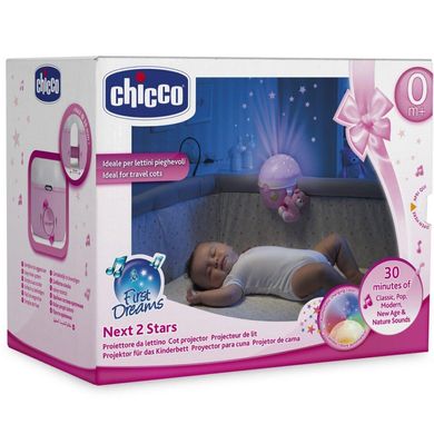 Проектор с игрушкой Chicco Next 2 Stars Розовый (07647.10) Spok