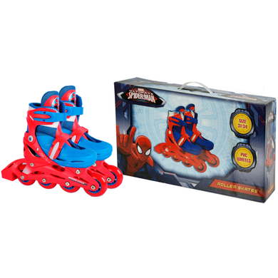 Ролики Disney Marvel Spider Man c пластиковой рамой 31-34 р. (RS0117) Spok