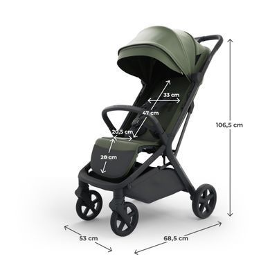 Прогулочная коляска Kinderkraft Nubi 3 Mystic Green (KSNUBI03GRE0000) Spok