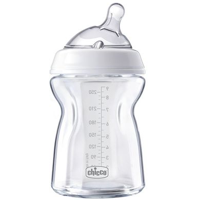Бутылочка пластиковая Chicco Natural Feeling, 250 мл, 2м+ Средний поток (80723.00.50) Spok