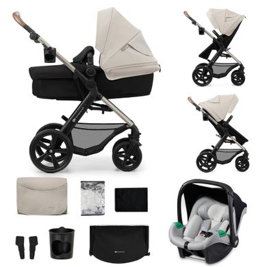 Универсальная коляска 3 в 1 Kinderkraft Moov 2 Moonlight Gray (KSMOOV02GRYEV00) Spok