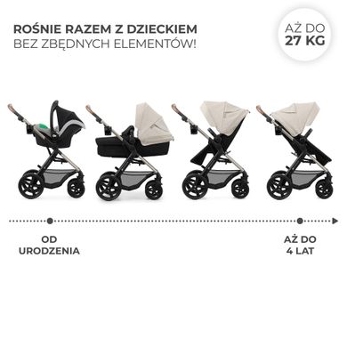 Універсальна коляска 3 в 1 Kinderkraft Moov 2 Moonlight Gray (KSMOOV02GRYEV00) Spok