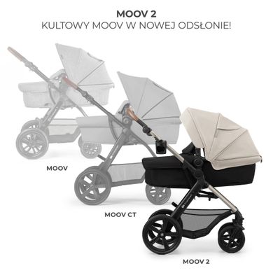 Универсальная коляска 3 в 1 Kinderkraft Moov 2 Moonlight Gray (KSMOOV02GRYEV00) Spok