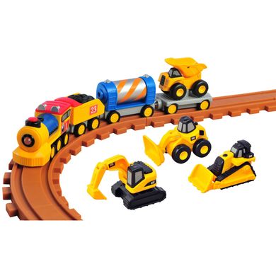 Железная дорога Toy State CAT со светом и звуком для дошкольников (80408) Spok