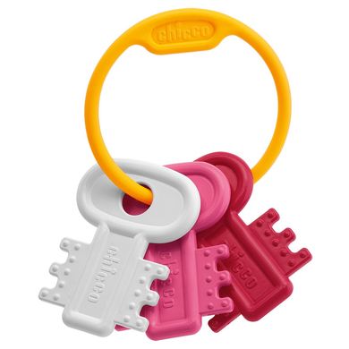 Игрушка-грызун Chicco Мягкие ключики Розовая (63216.10) Spok